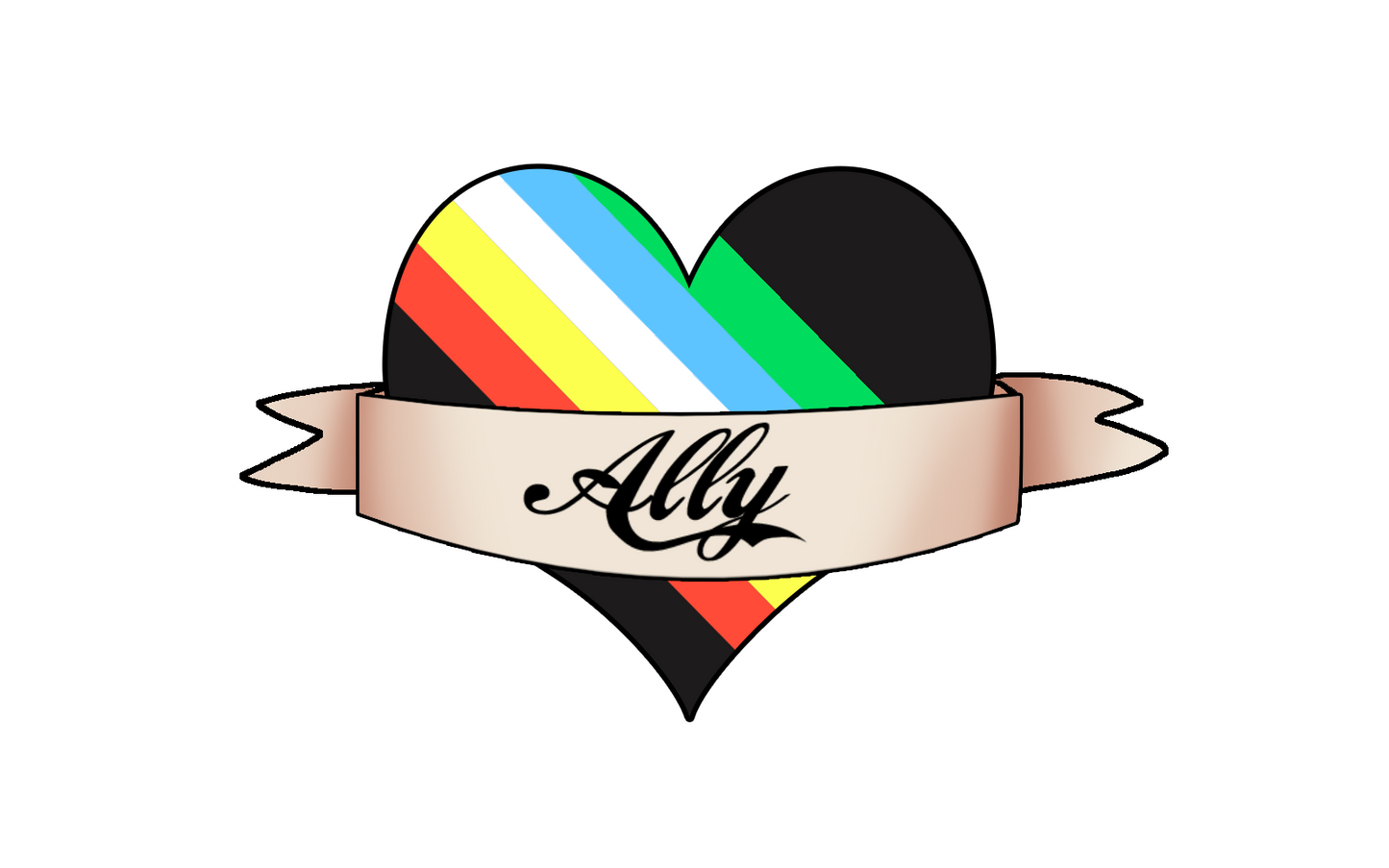 Disabled Pride Ally (Sticker)